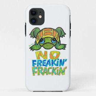 Aucun coque iphone de tortue de Fracking