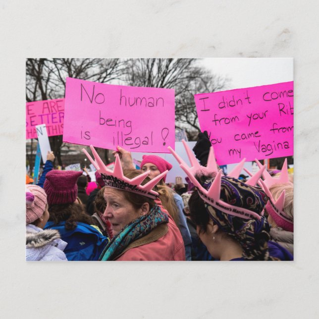 Aucun être humain n'est une carte postale illégale (Devant)