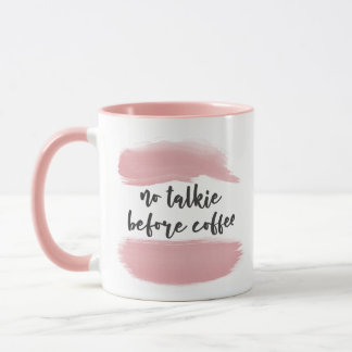 Aucun film parlant avant café - tasse rose