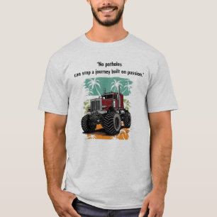 "Aucun Nid de Poule Ne Peut Arrêter" T-shirt de Mo