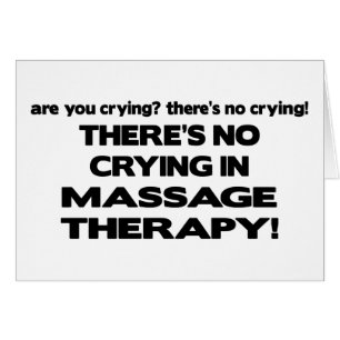 Aucun pleurer dans la thérapie de massage