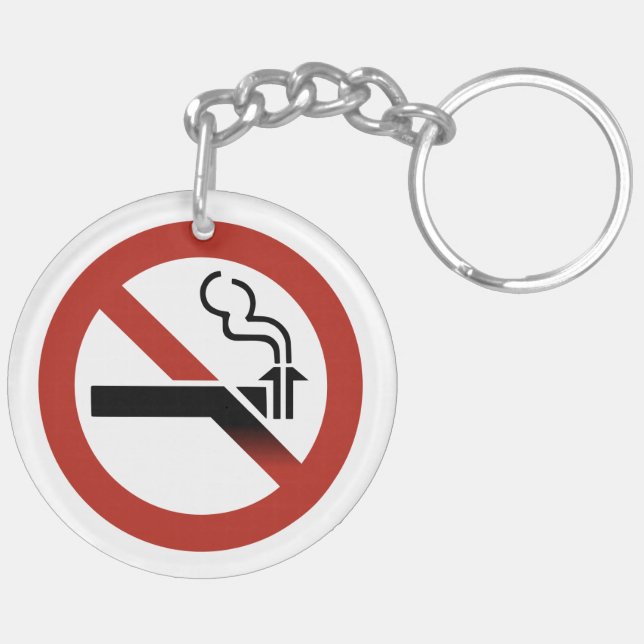 Aucun Porte - clé acrylique du logo de soumission (Dos gauche)