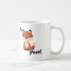 Aucun renard donné ! tasse