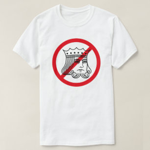 AUCUN ROI - Manifestation de Trump - T-shirt