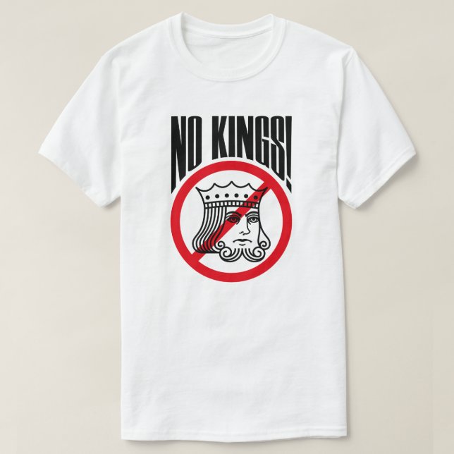 AUCUN ROI - Manifestation de Trump - T-shirt (Design devant)