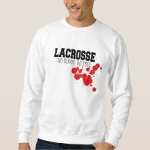 Aucun sang aucun sweatshirt fétide de lacrosse