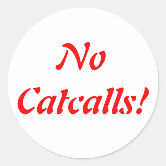 Aucun Stickers Catcall (Devant)