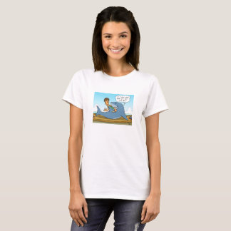 Aucun T-shirt blanc finning de Shaaark
