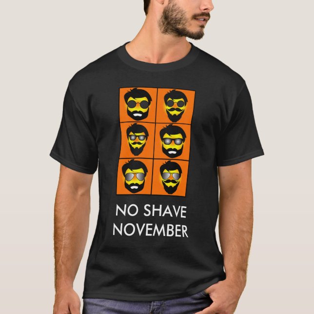 Aucun T-shirt de novembre de rasage (Devant)