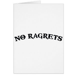 Aucun tatouage de regrets de Ragrets Mispelled