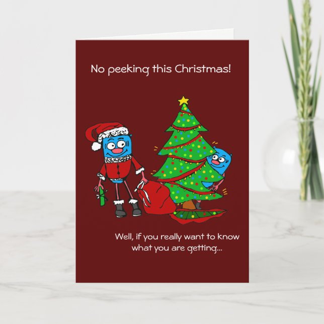 AUCUNE carte de Noël pour Autism Donation (Devant)