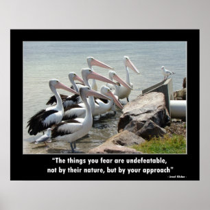 Aucune crainte - affiche de motivation