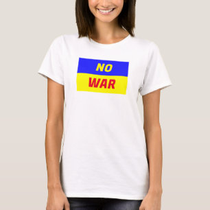 AUCUNE GUERRE T-shirt de base féminin