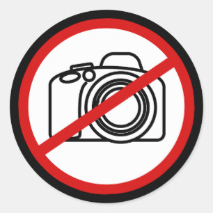 Aucune photographie permise des autocollants