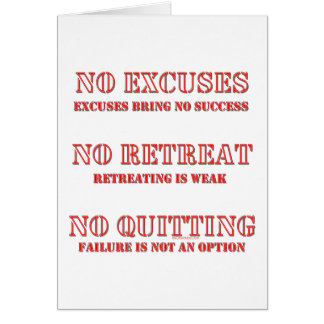 Aucunes excuses