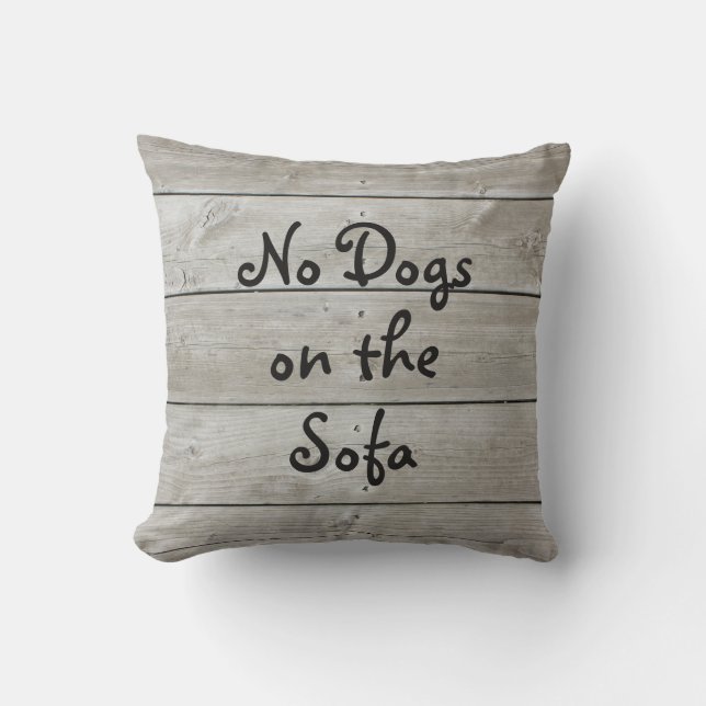 Aucuns chiens sur le coussin de panneau de grange (Recto)