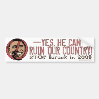 Audacity Of Hype Bumper Sticker