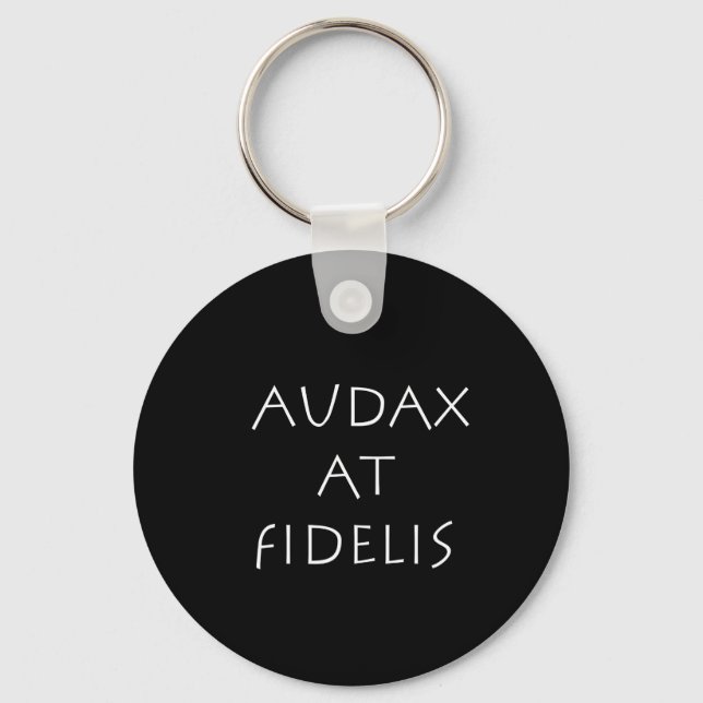 Audax at fidelis keychain (Front)