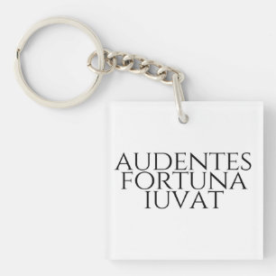 Audentes Fortuna Iuvat Keychain