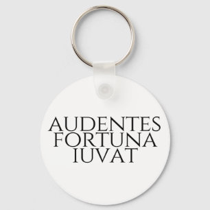 Audentes Fortuna Iuvat Keychain