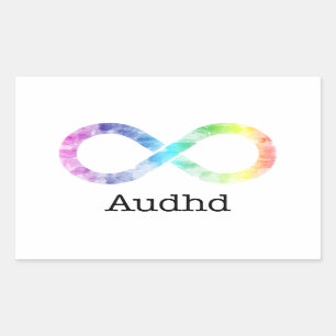 Audhd (adhd and autistic) neurodiversity sticker