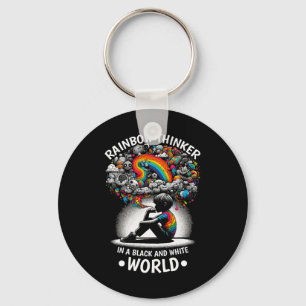 Audhd Autism Adhd Autistic Spectrum Neurodiversity Keychain