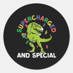 Audhd Disability Autism Adhd Neurodiversity Classic Round Sticker