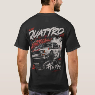 Audi Quattro Drift Motorsport T-Shirt Front Logo