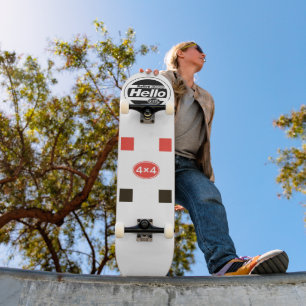 Audi Quattro Rally Car decoration Skateboard