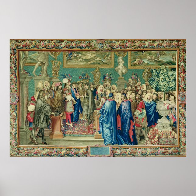 Audience Granted by Louis XIV  to the Count Poster (Front)