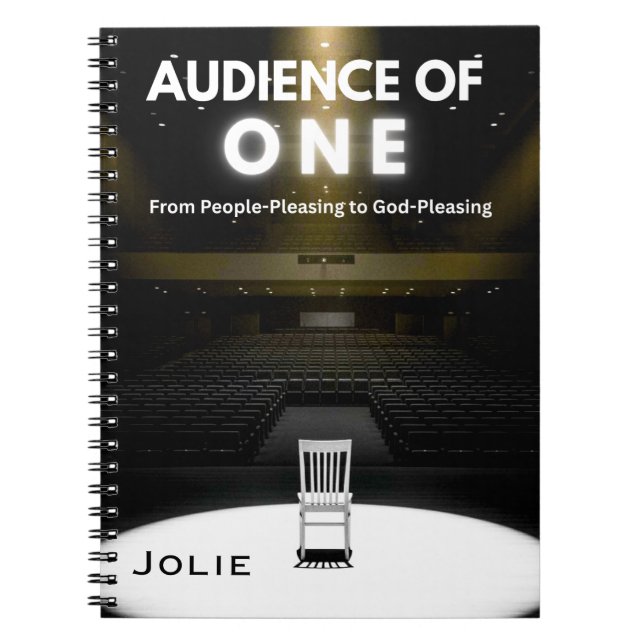 Audience of One Personalized Examination Journal (Front)