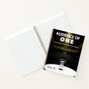 Audience of One Personalized Name Examination Notebook