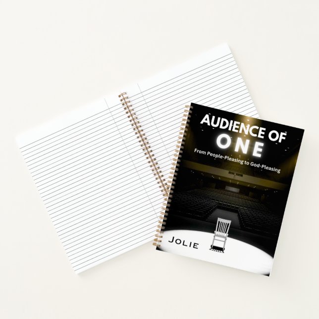 Audience of One Personalized Name Examination Notebook (Inside)