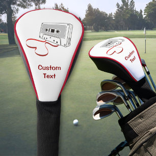 Audio Cassette Golf Head Cover