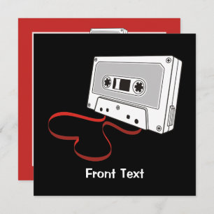 Audio Cassette Invitation