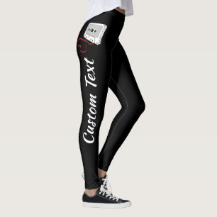 Audio cassette leggings