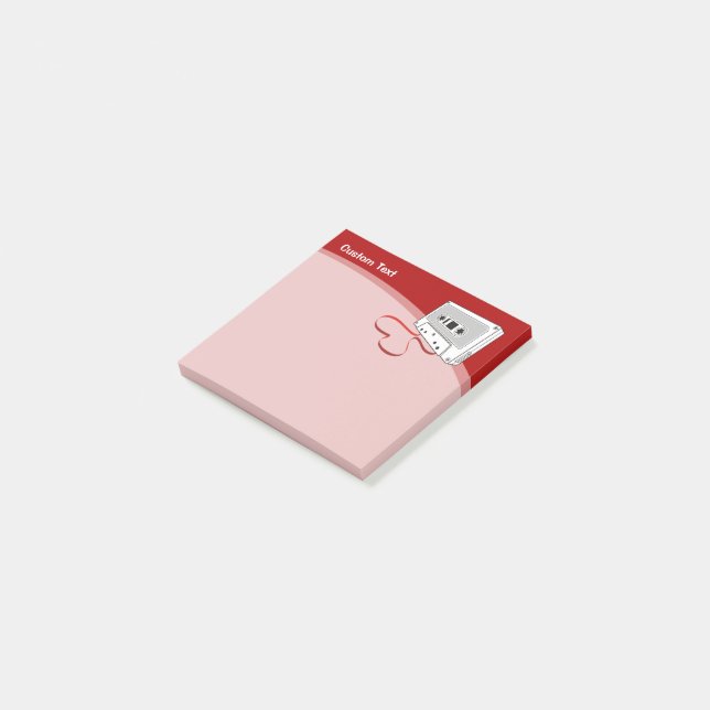 Audio Cassette Post-it Notes (Angled)