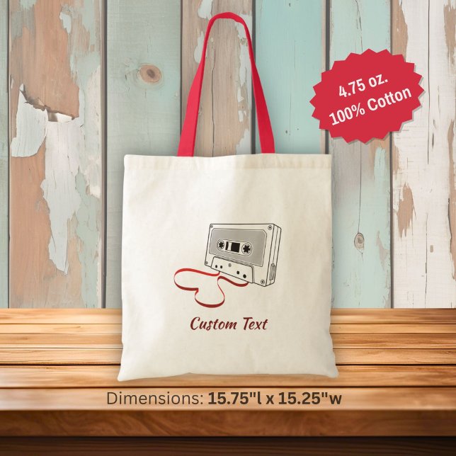 Audio cassette tote bag (Creator Uploaded)
