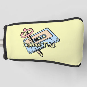 Audio Cassette with Pencil Golf Head Cover