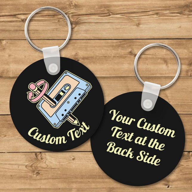 Audio Cassette with Pencil Keychain (Creator Uploaded)