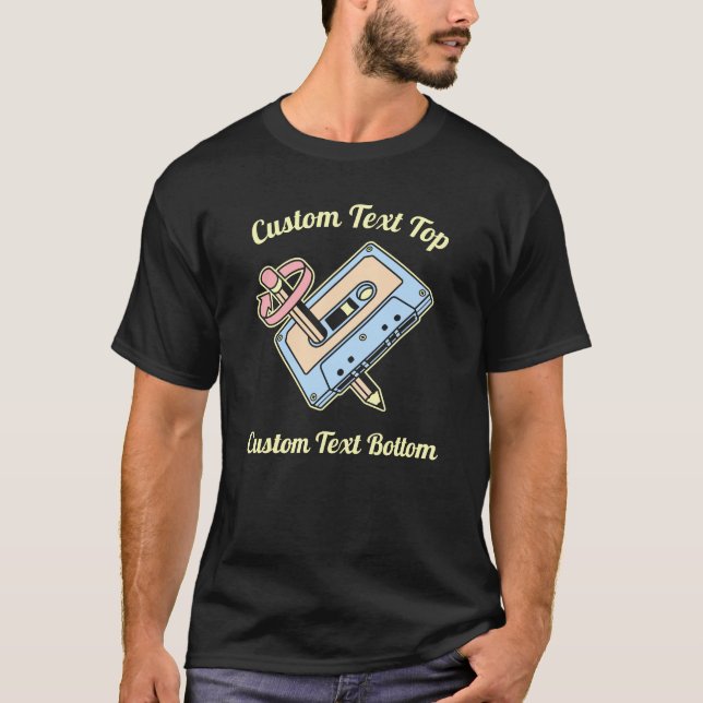 Audio Cassette with Pencil T-Shirt (Front)