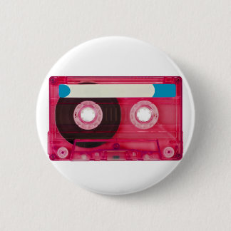 audio compact cassette 2 inch round button