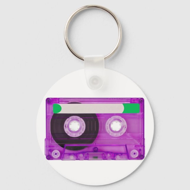 audio compact cassette keychain (Front)