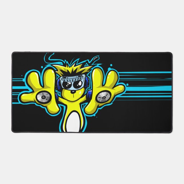 Audio Dog -1 Desk Mat (Front)