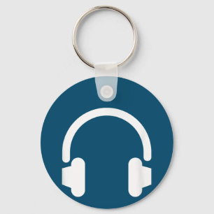 Audio Engineer Audiophile Dj Music Lover Headphone Keychain