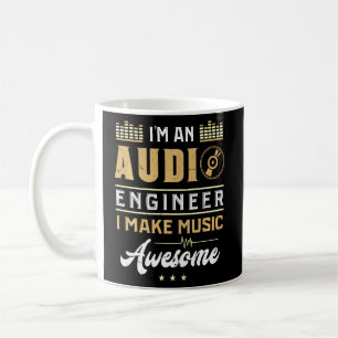 Audio Engineer Awesome Music Sound Engineer Coffee Mug