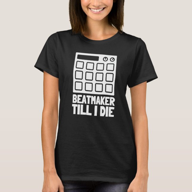 Audio Engineer Beatmaker And Soundguy  Drumpad T-Shirt (Front)