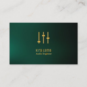 Audio Engineer Business Card