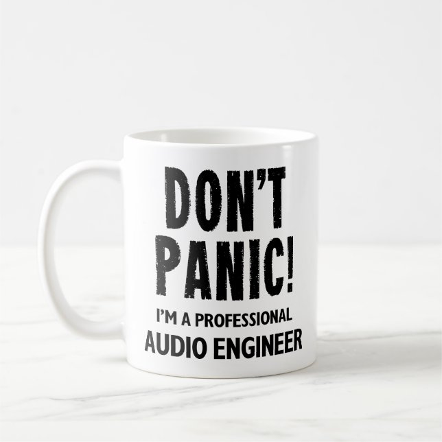 Audio Engineer Coffee Mug (Left)