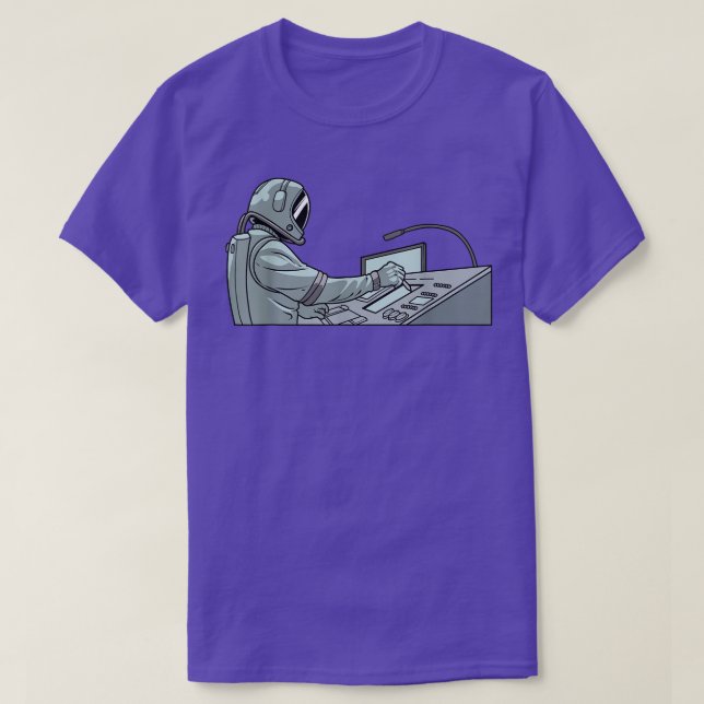 Audio Engineer - Music Astronaut Studio Guy Sound  T-Shirt (Design Front)